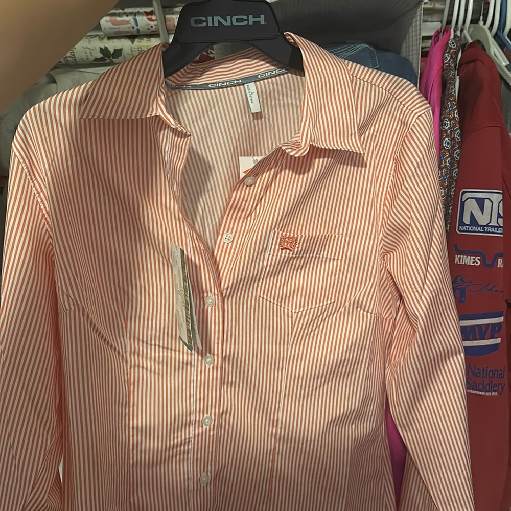 Cinch long sleeve shirt